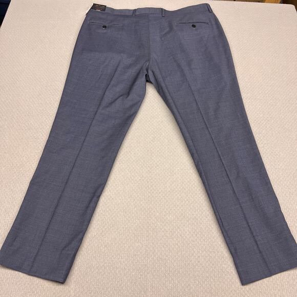 Brooks Brothers 1818 Classic Pants Mens 40x30 Wool Blue Reda 1865 Italian Formal - Picture 2 of 12
